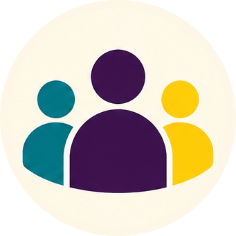 People icon representing school districts, educational organizations, and JPAs