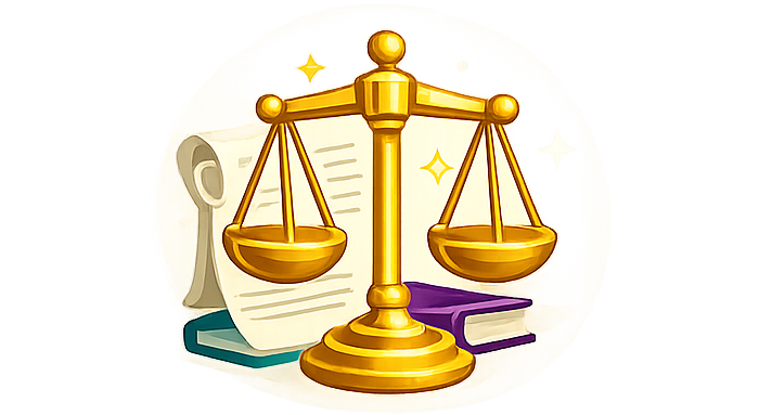 Defensibility icon representing documented oversight, due diligence, and legal defensibility.