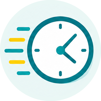 Speed icon representing efficient background network scanning technology