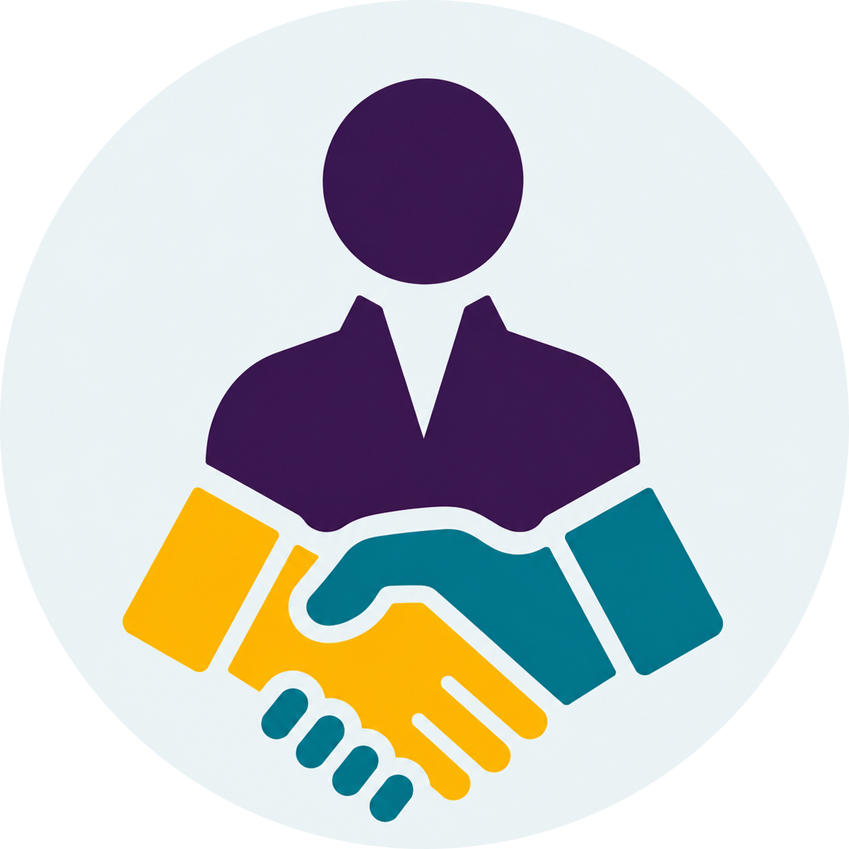 Human resources icon representing employee oversight, staff accountability, and workplace trust.