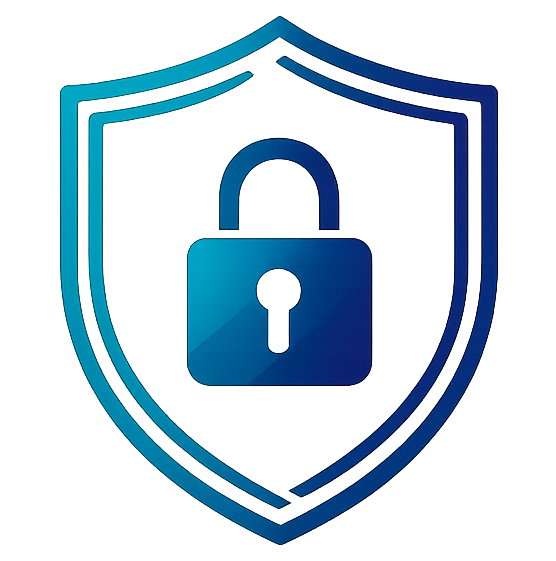 Shield and lock icon representing NetPropriate’s privacy-first approach to digital risk visibility.